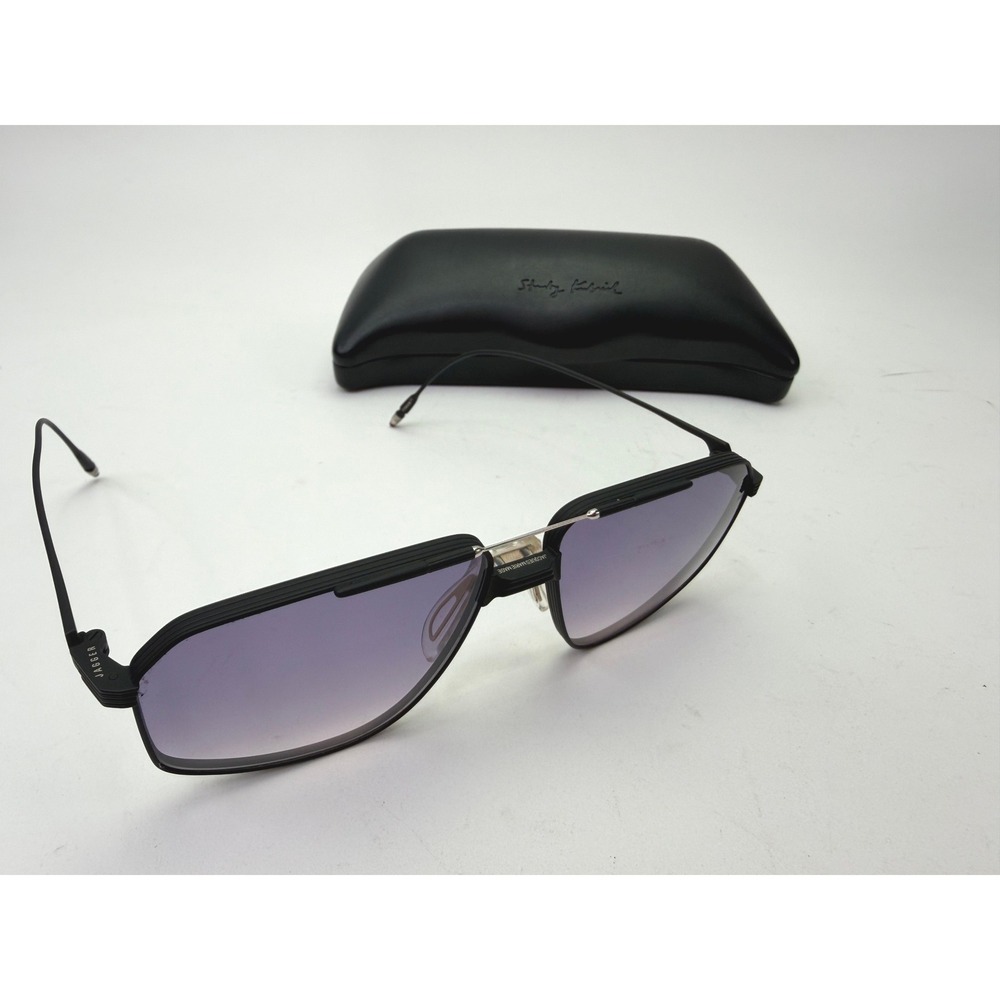 Jacques Marie Mage Jagger Sunglasses Matte Black Gradient Purple Stanley Kubrick